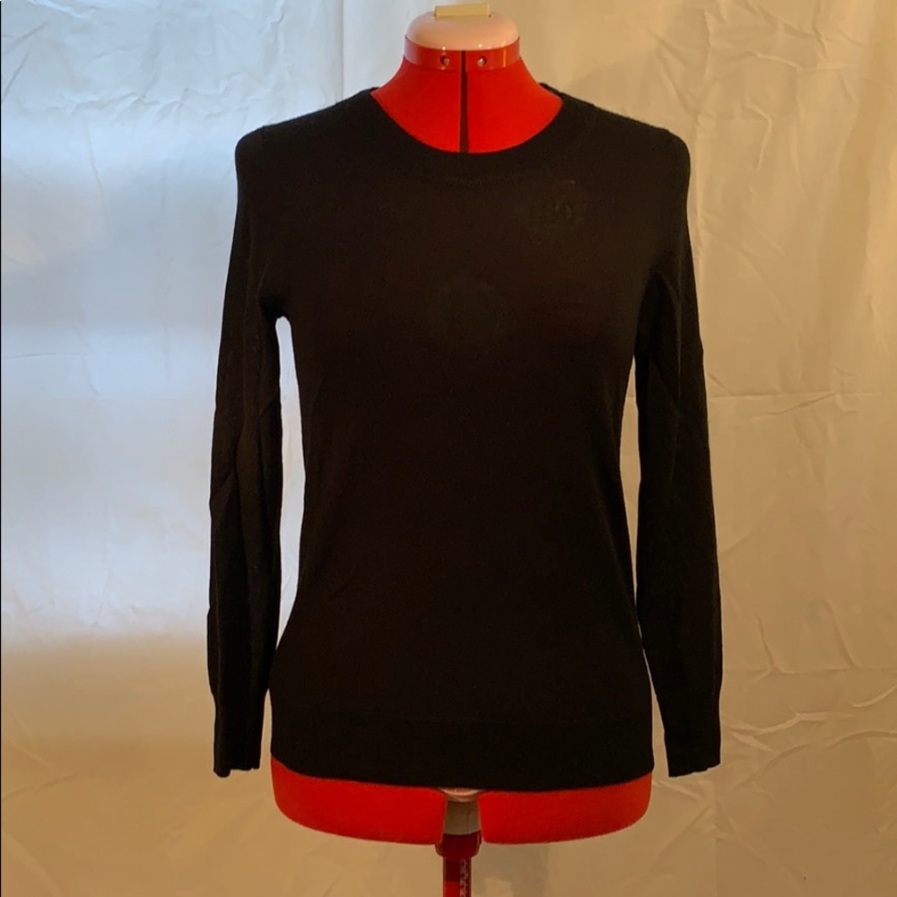Woman’s J.Crew Black Crewneck Sweater